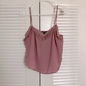 Rose Silky crop top